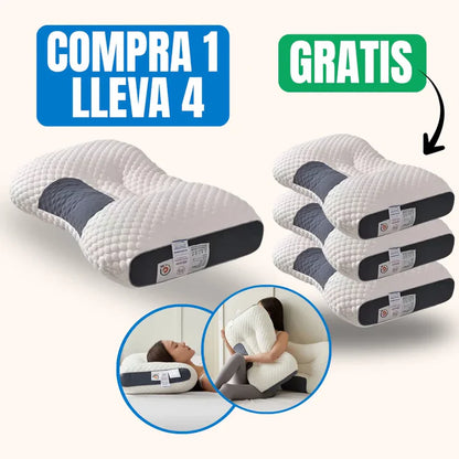 Combo de 4 Almohadas Viscoelásticas ConfortPlus™ – Alivio de Dolor y Descanso Profundo